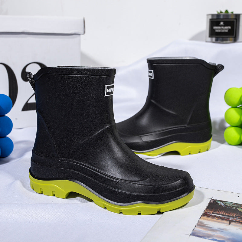 Sina | Damen Knöchelhohe Slip On Gummistiefel