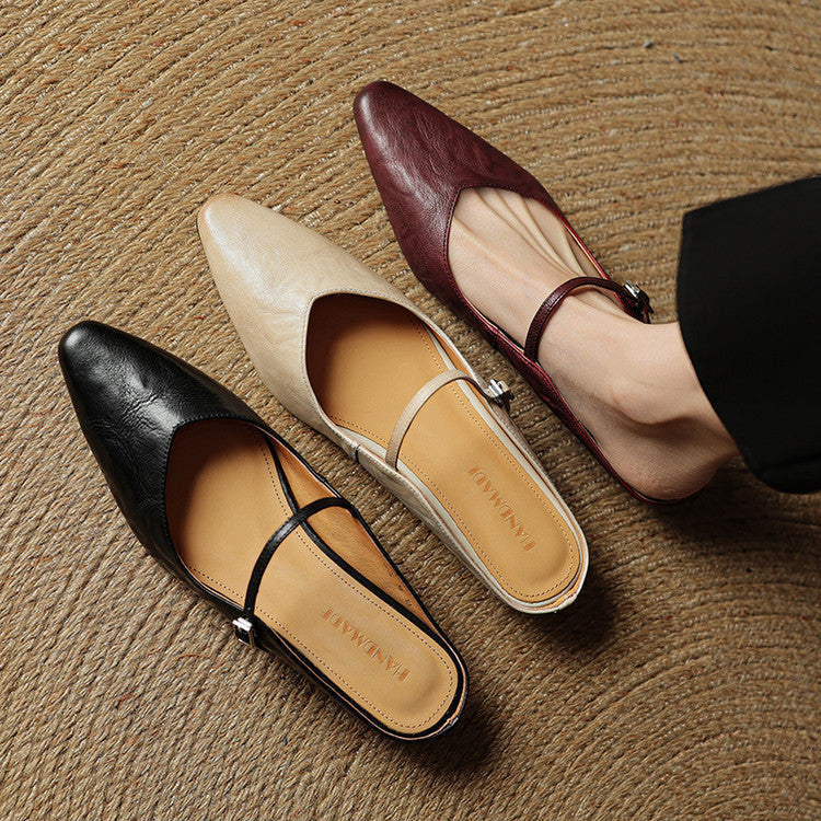 Radegunde | Damen Pantoletten im Slip-On-Stil für den Alltag