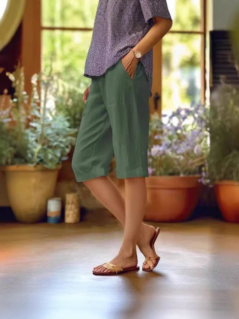 Sofia | Damen Leichte Sommer Kurze Hose
