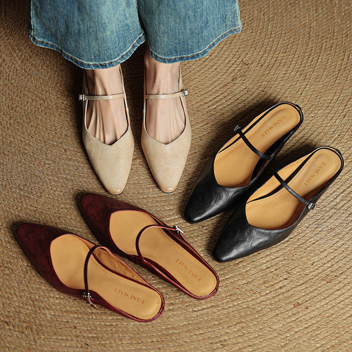 Radegunde | Damen Pantoletten im Slip-On-Stil für den Alltag