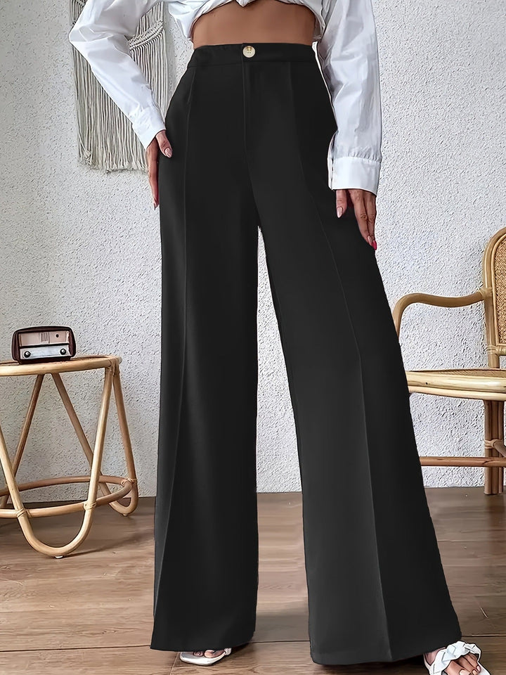 Ingrid | Damen Palazzo Hose Hoch tailliert für den Alltag