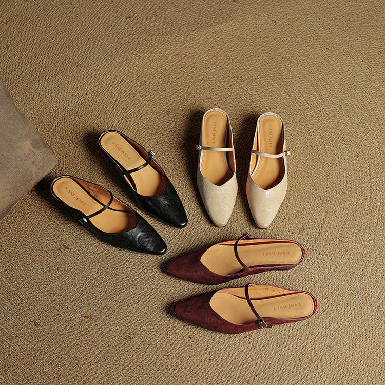 Radegunde | Damen Pantoletten im Slip-On-Stil für den Alltag
