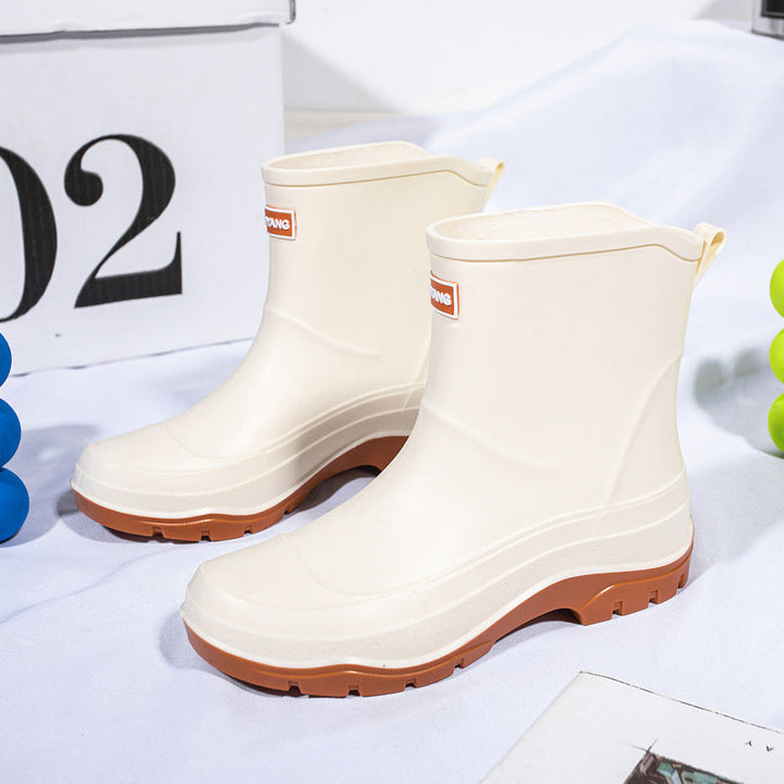 Sina | Damen Knöchelhohe Slip On Gummistiefel