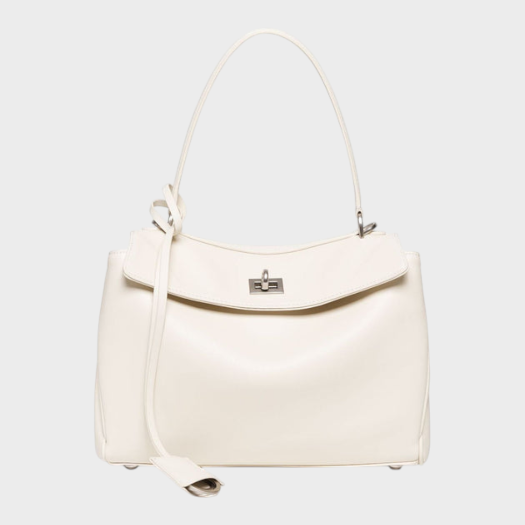 Eva | Damen Zeitlose Leder Schultertasche