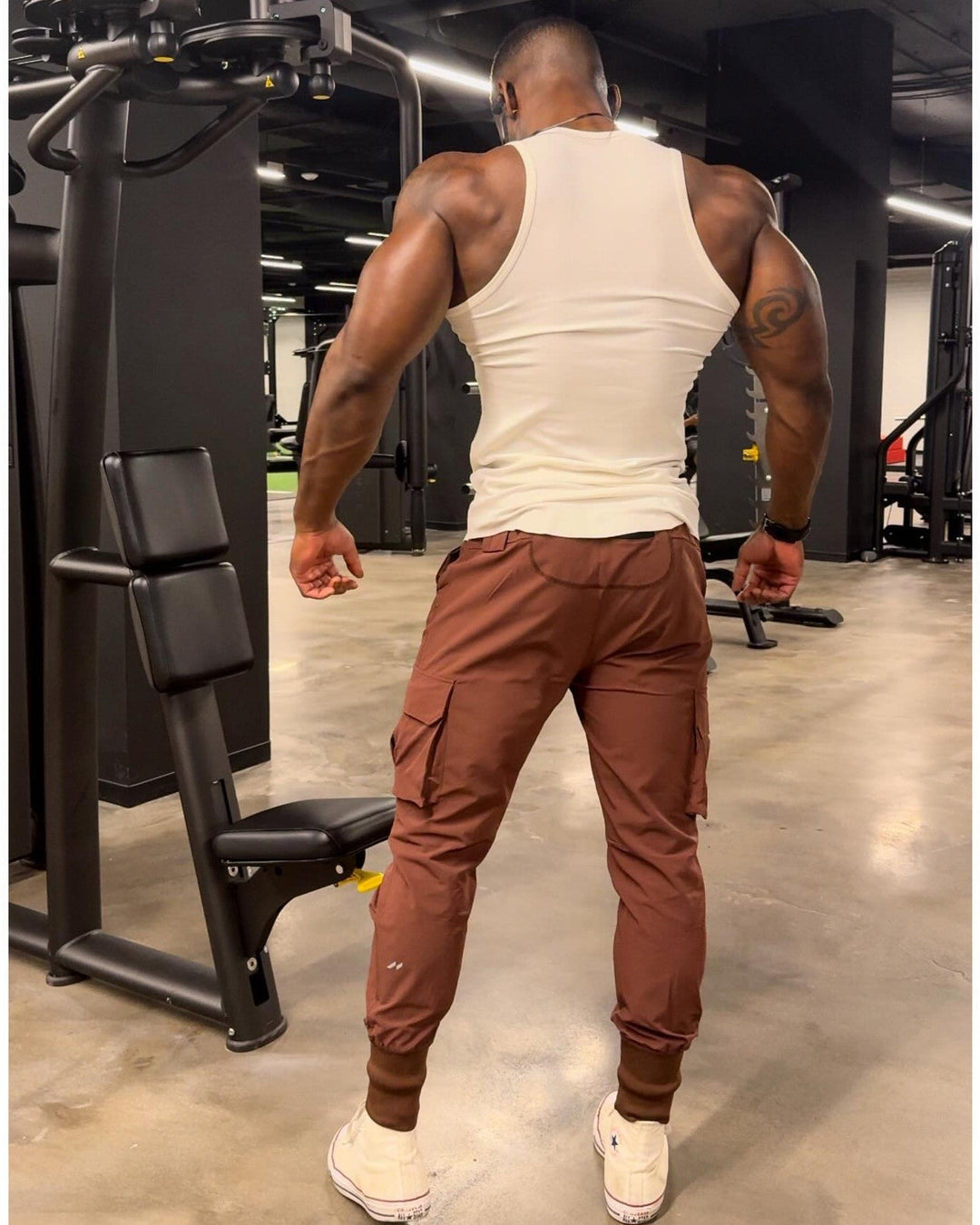 Ethan | Herren Technische Slim Fit Cargo Jogginghose