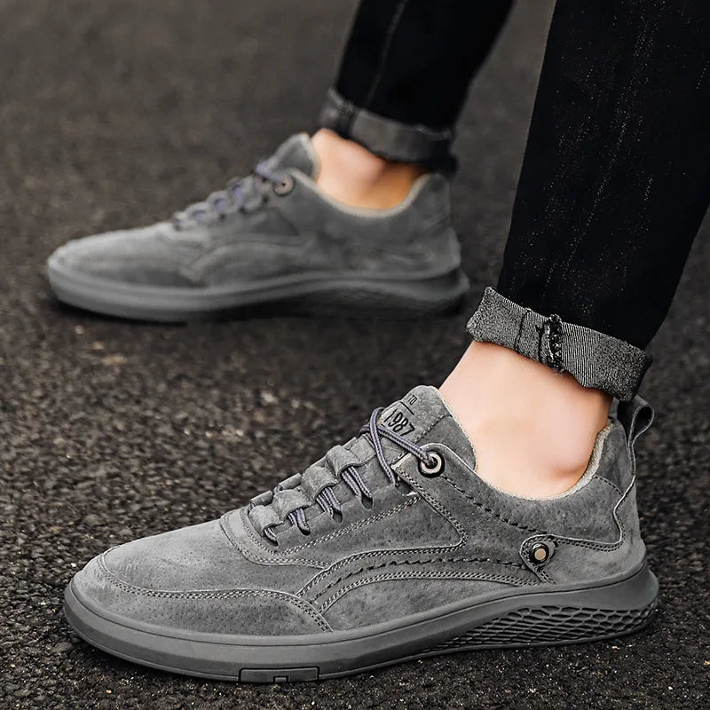 Leah | Damen Modische Orthopädische Wildleder Sneaker