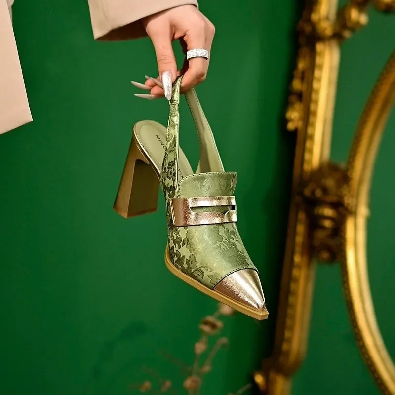 Wendelin | Damen Pumps mit Blockabsatz im eleganten Design
