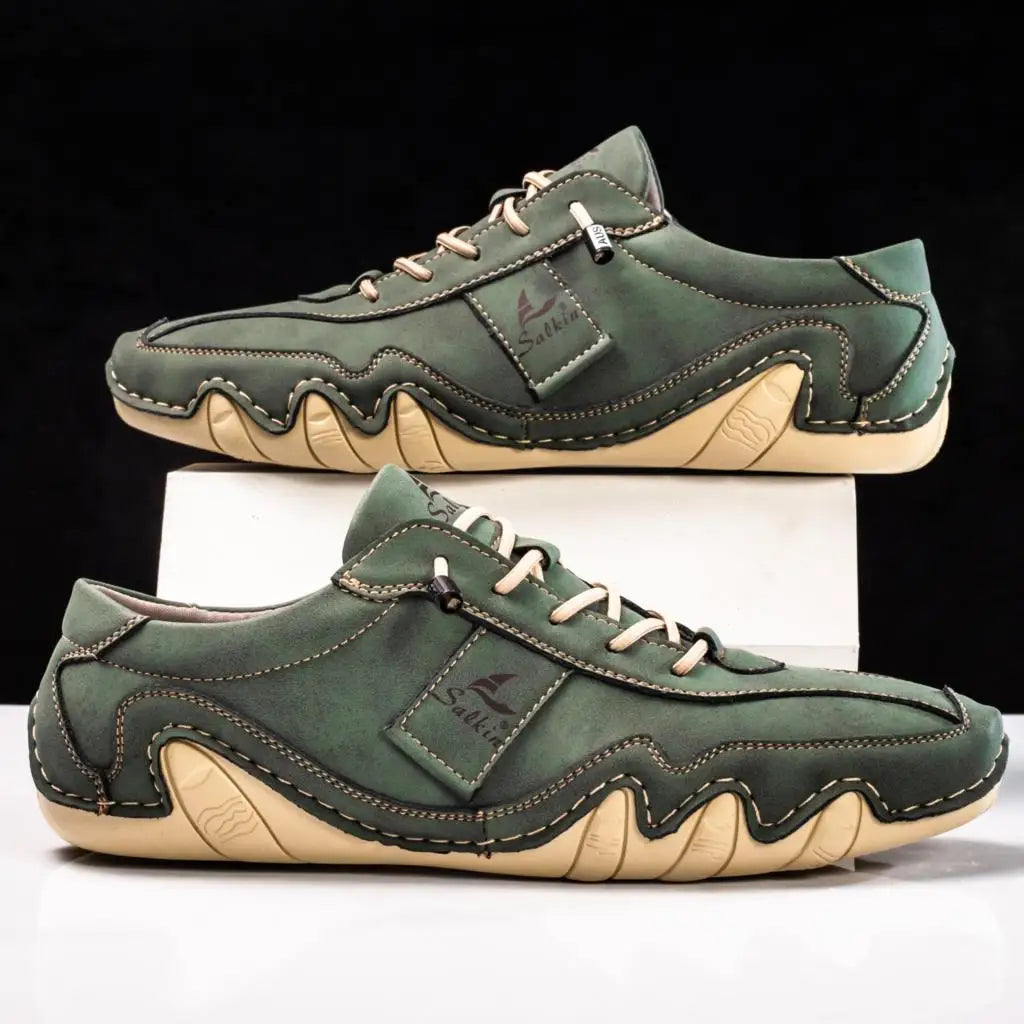 Alex | Elastische Schnürung Lässige Barfußschuhe