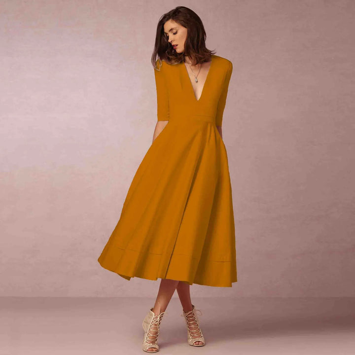 Tilda | Damen Elegantes A-Linien Abendkleid