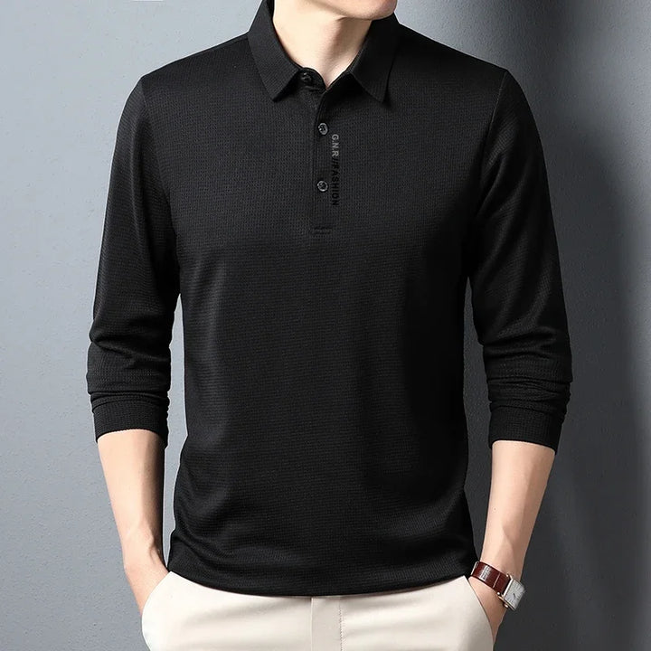 Tobias | Herren Casual Kurzarm Poloshirt Mit Gerippter Struktur
