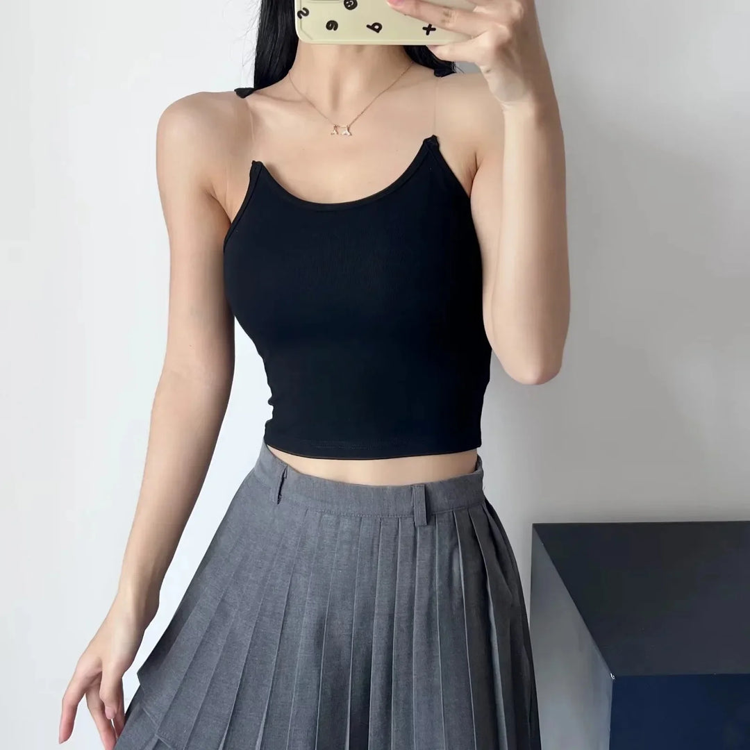 Natalie | Damen Casual Schlankmachendes Tanktop