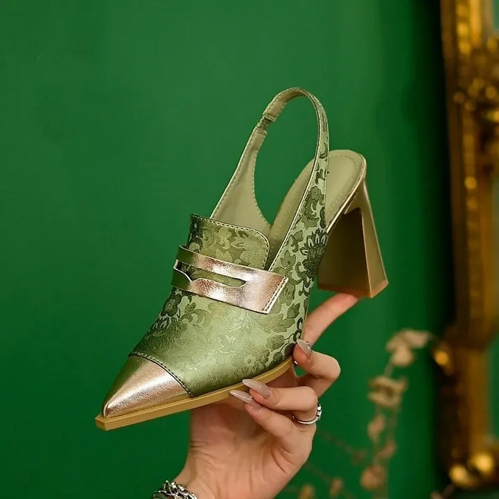 Wendelin | Damen Pumps mit Blockabsatz im eleganten Design