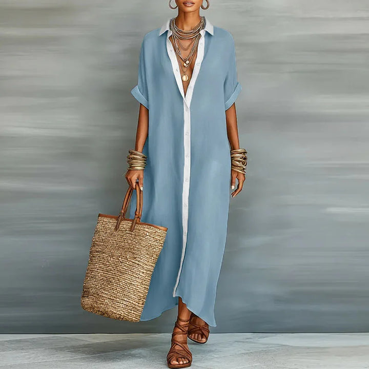 Brigitte | Damen Sommer Maxi Sonnenkleid