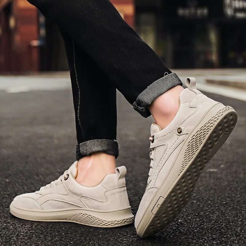 Leah | Damen Modische Orthopädische Wildleder Sneaker