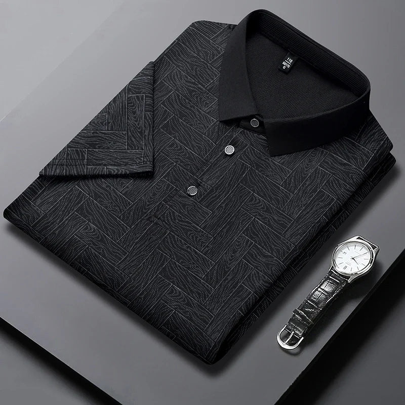 Bastian | Herren Casual Kurzarm Poloshirt Mit Print