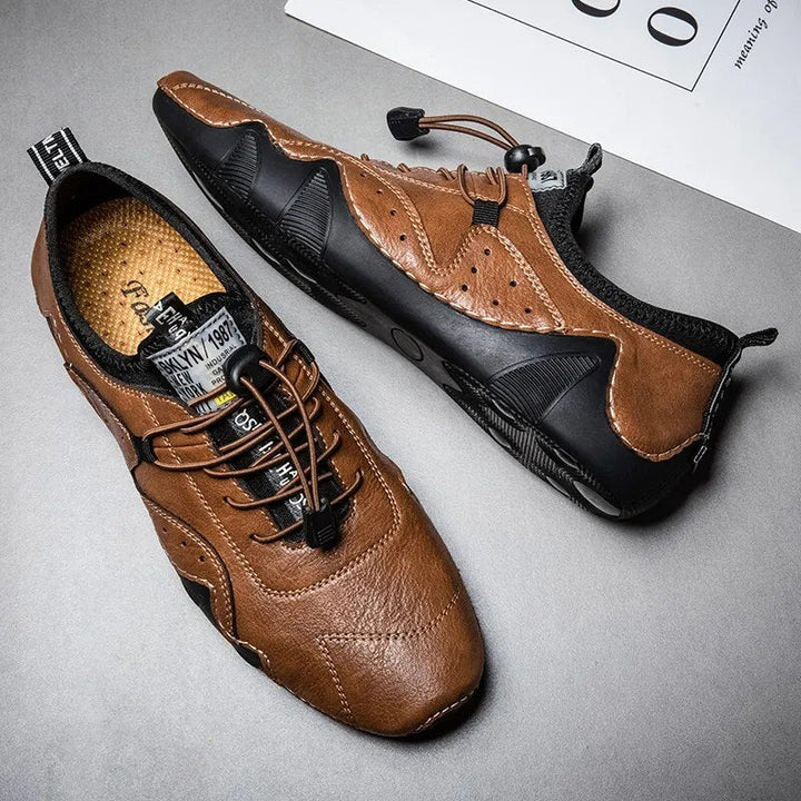 Virex | Herren Perforierte Schnürung Orthopädische Schuhe