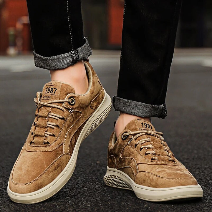 Leah | Damen Modische Orthopädische Wildleder Sneaker
