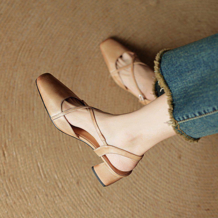 Violet | Damen Elegante Leder High Heels
