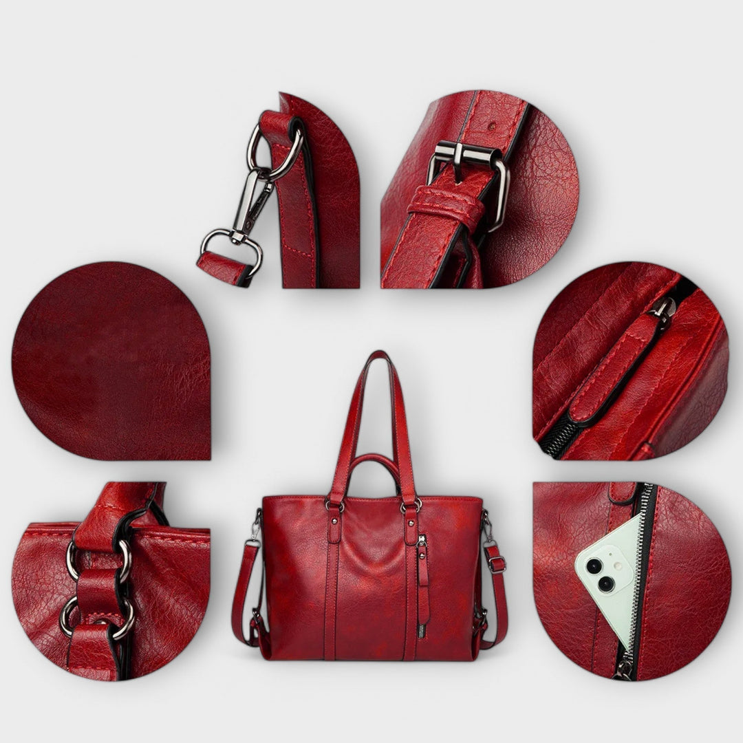 Ursina | Damen Vielseitige Leder Komfort Tasche