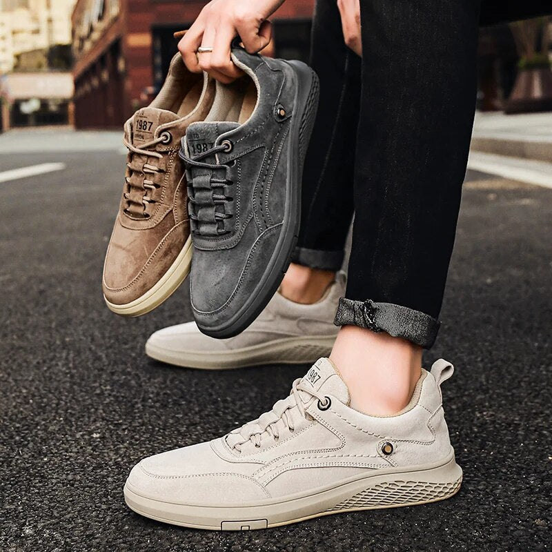 Leah | Damen Modische Orthopädische Wildleder Sneaker