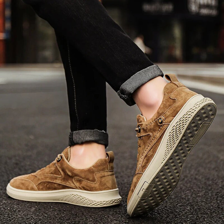 Leah | Damen Modische Orthopädische Wildleder Sneaker
