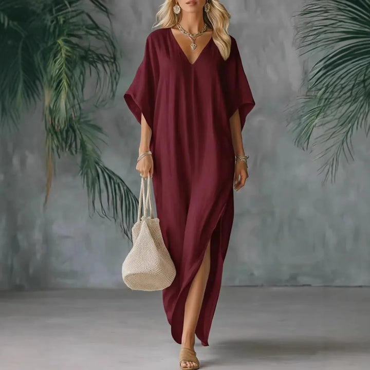 Elina | Damen Sommer Lockeres Maxikleid