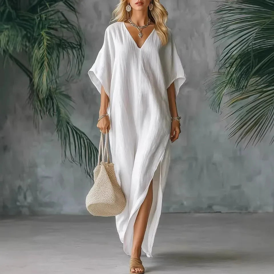 Elina | Damen Sommer Lockeres Maxikleid
