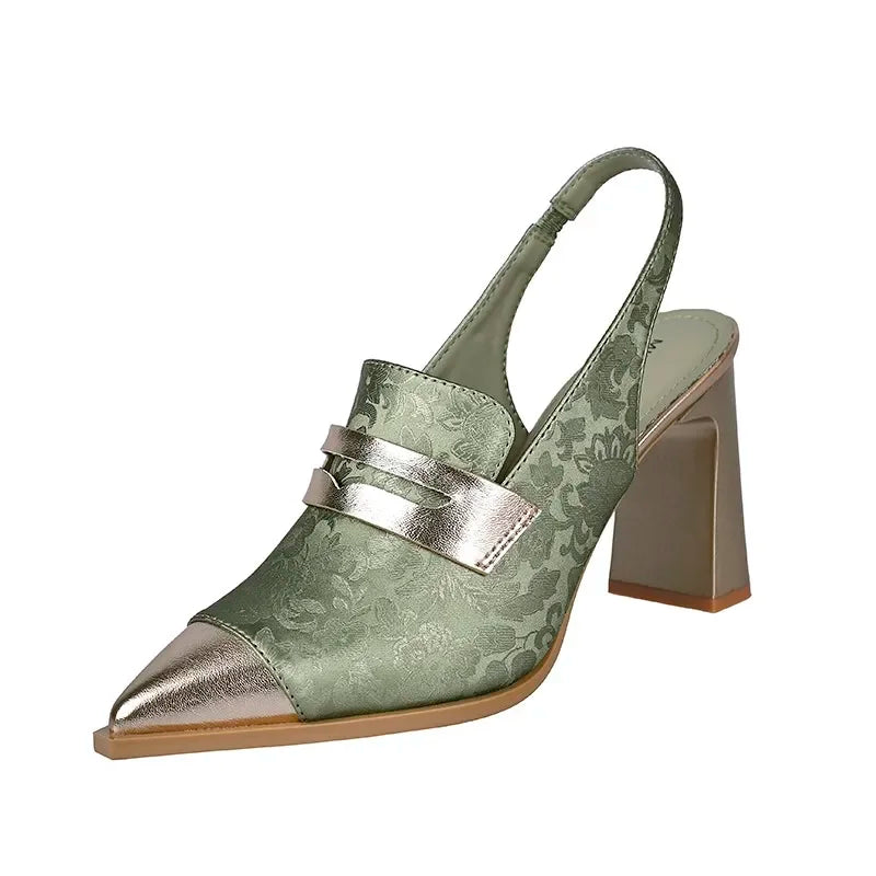 Wendelin | Damen Pumps mit Blockabsatz im eleganten Design