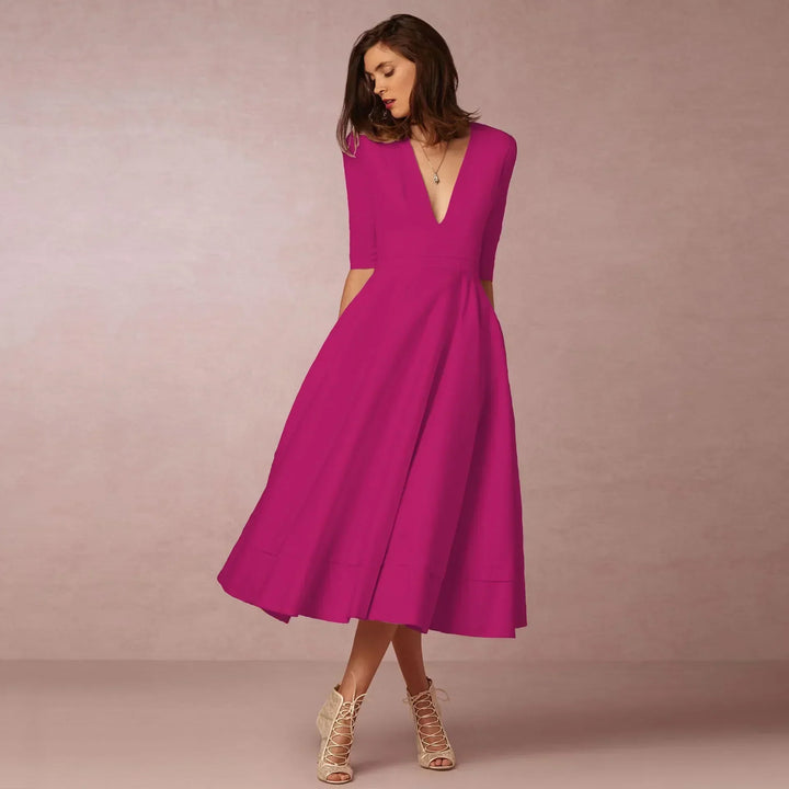 Tilda | Damen Elegantes A-Linien Abendkleid