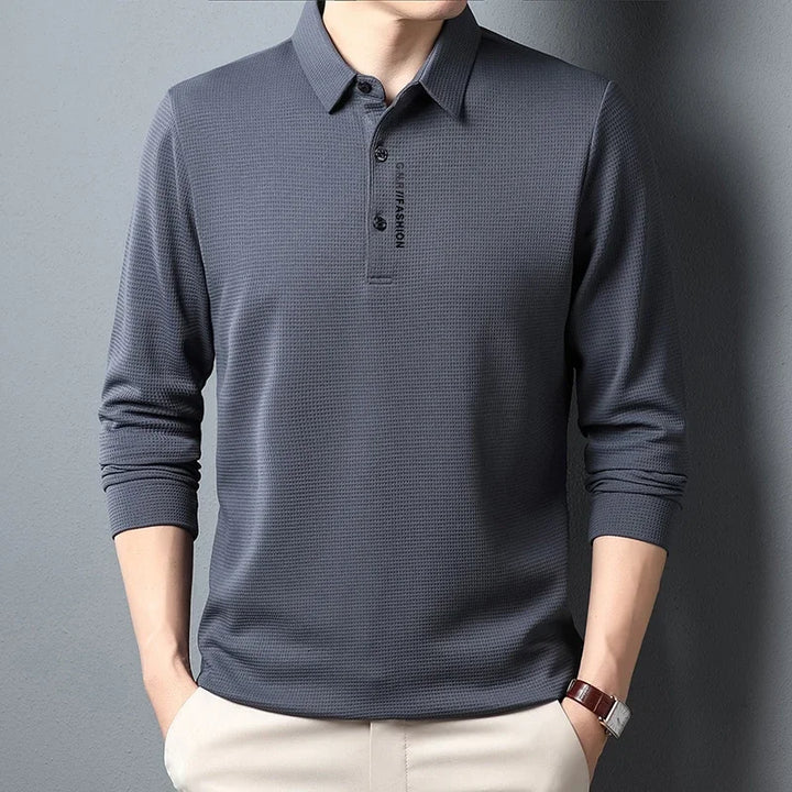 Tobias | Herren Casual Kurzarm Poloshirt Mit Gerippter Struktur