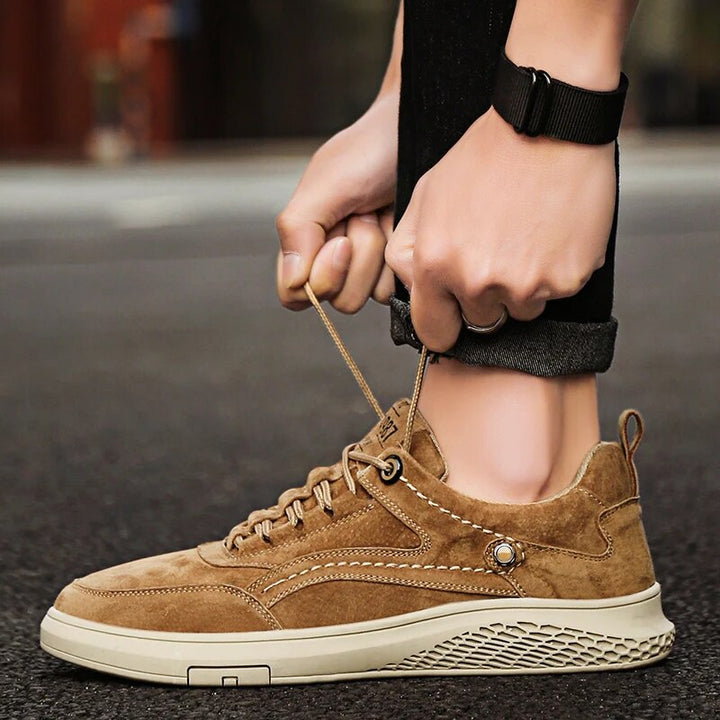 Leah | Damen Modische Orthopädische Wildleder Sneaker