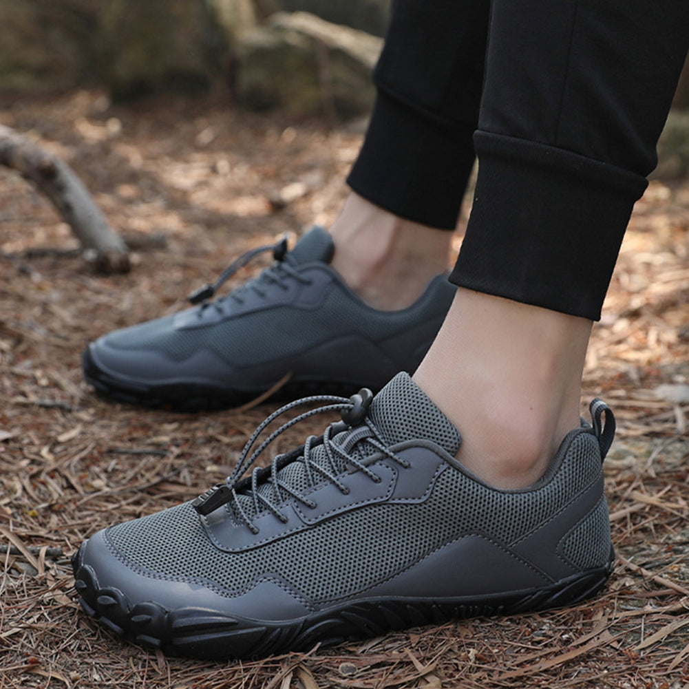 Andreas | Herren Elastische Schnürung Wander Barfußschuhe