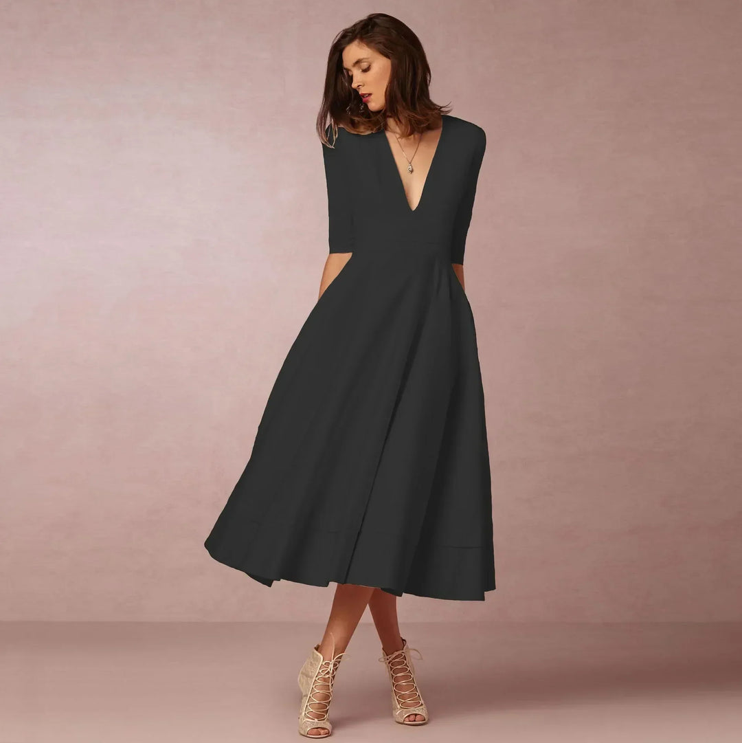 Tilda | Damen Elegantes A-Linien Abendkleid