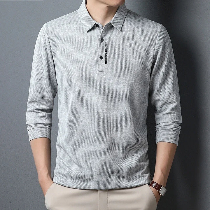 Tobias | Herren Casual Kurzarm Poloshirt Mit Gerippter Struktur