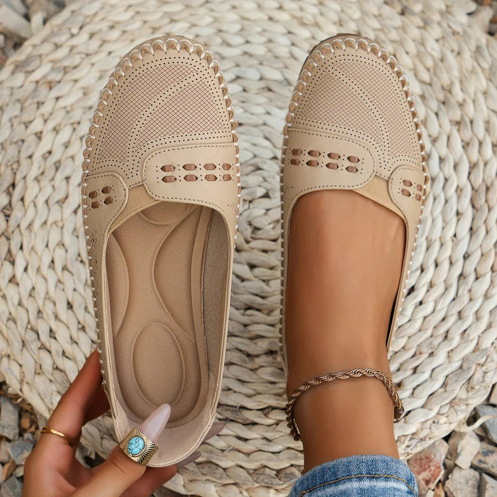 Trudbert | Damen Loafer im Klassischen Stil mit flacher Sohle