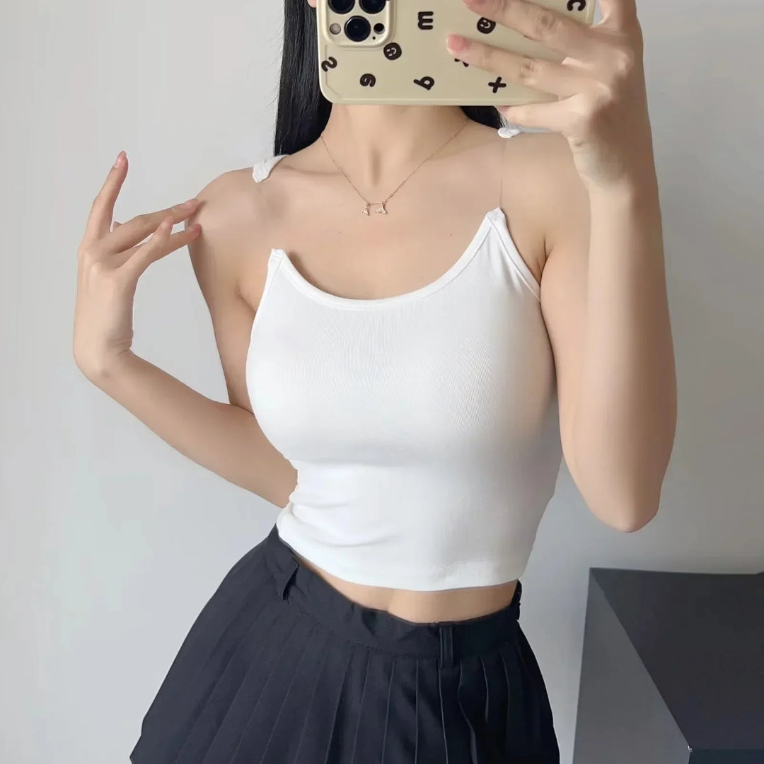 Natalie | Damen Casual Schlankmachendes Tanktop