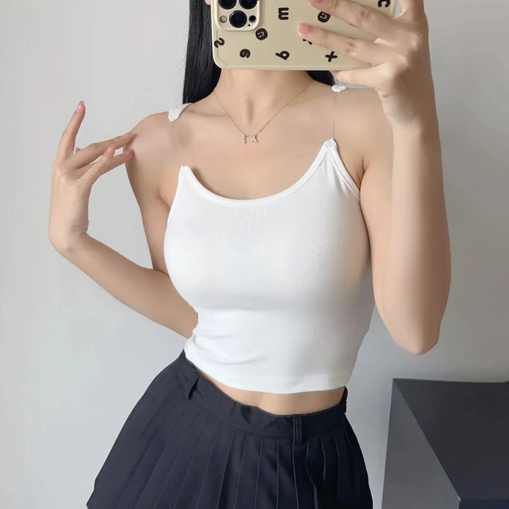 Natalie | Damen Casual Schlankmachendes Tanktop
