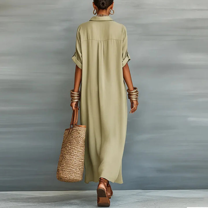 Brigitte | Damen Sommer Maxi Sonnenkleid