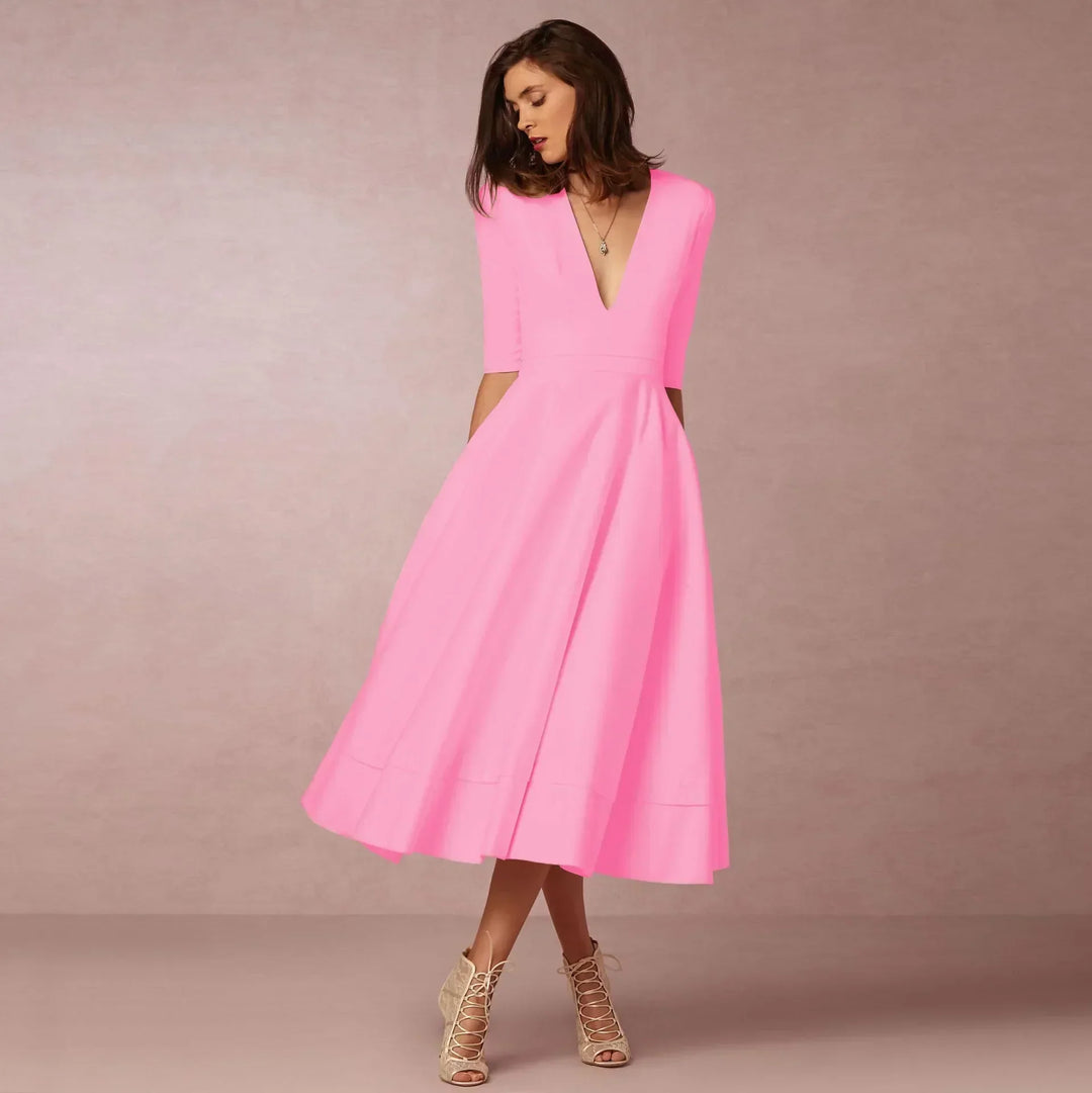 Tilda | Damen Elegantes A-Linien Abendkleid