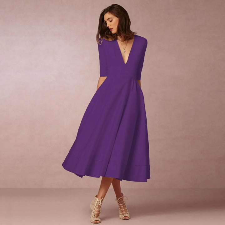 Tilda | Damen Elegantes A-Linien Abendkleid
