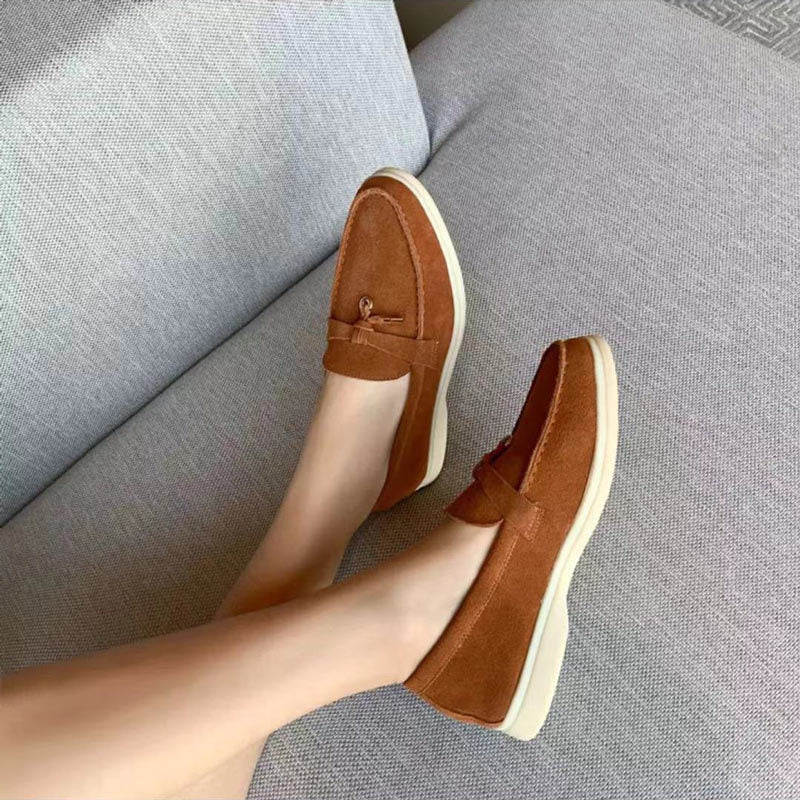 Ravero | Damen Orthopädische Slip On Quaste Loafer