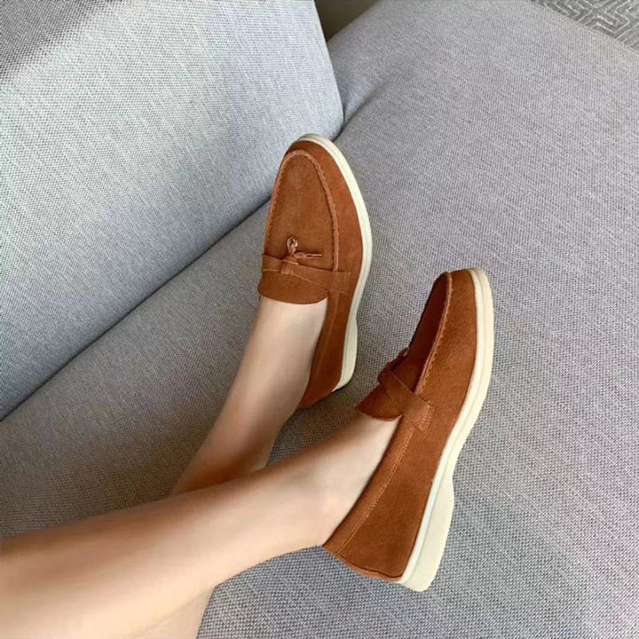 Ravero | Damen Orthopädische Slip On Quaste Loafer