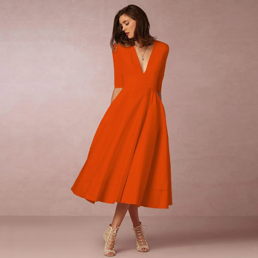 Tilda | Damen Elegantes A-Linien Abendkleid