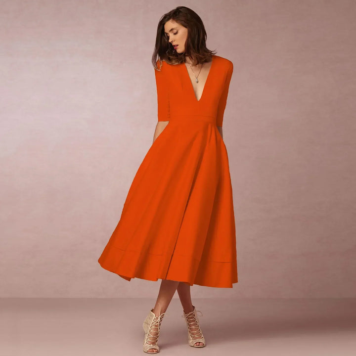 Tilda | Damen Elegantes A-Linien Abendkleid