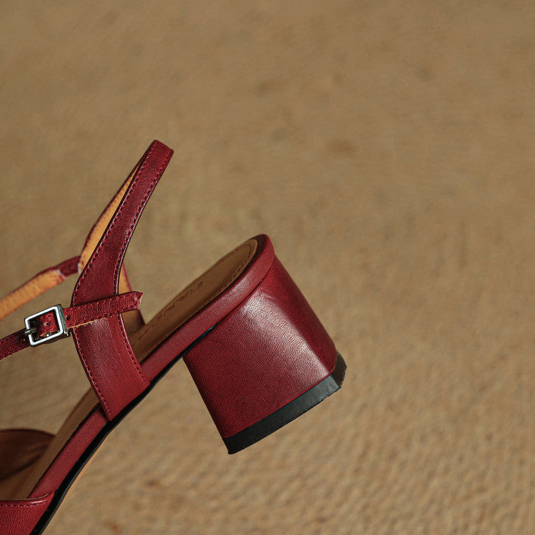 Violet | Damen Elegante Leder High Heels