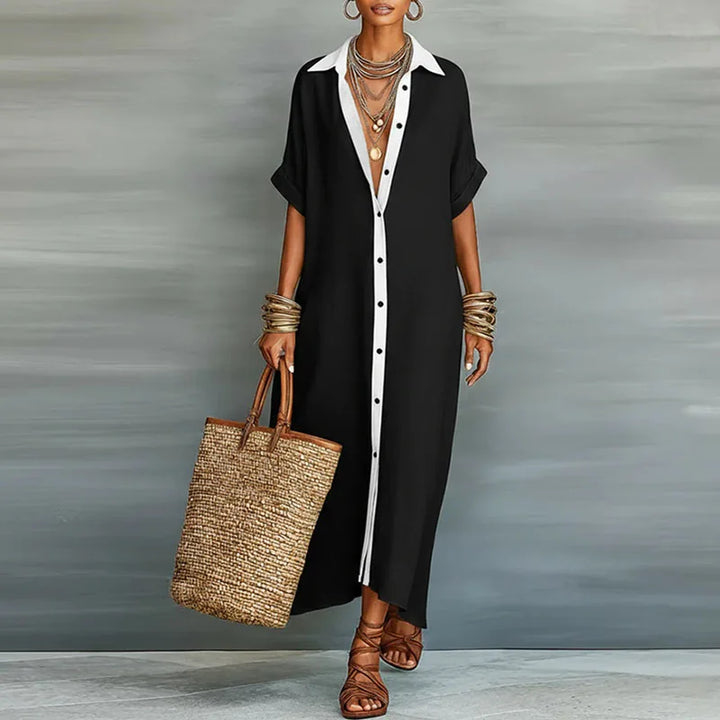 Brigitte | Damen Sommer Maxi Sonnenkleid
