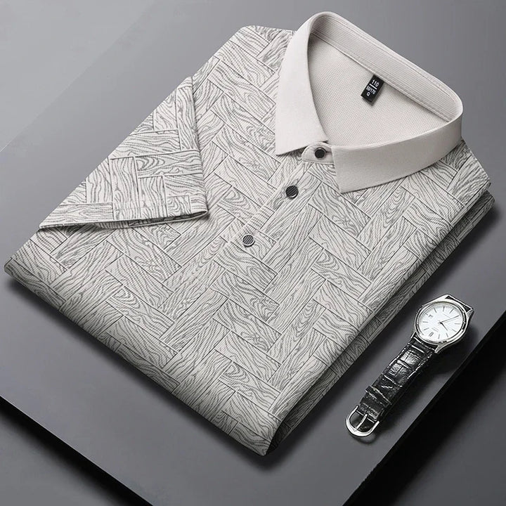 Bastian | Herren Casual Kurzarm Poloshirt Mit Print