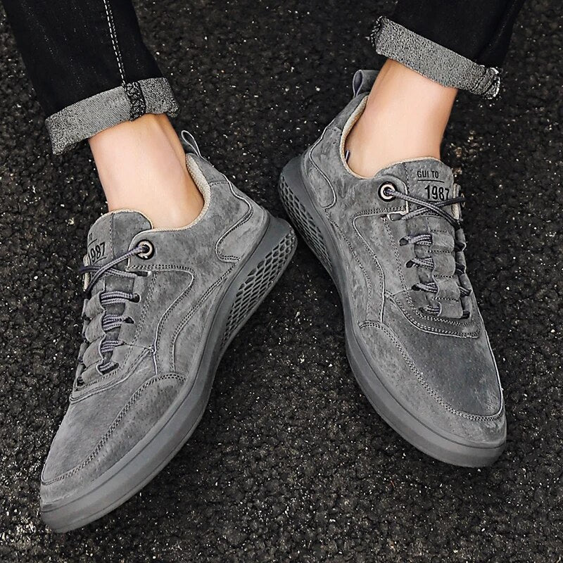 Leah | Damen Modische Orthopädische Wildleder Sneaker