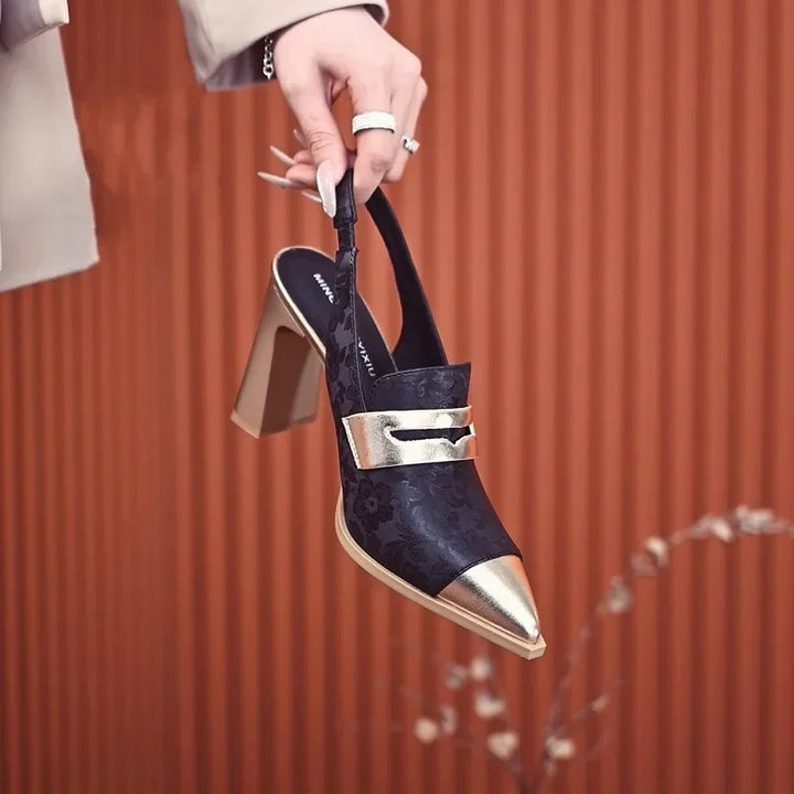 Wendelin | Damen Pumps mit Blockabsatz im eleganten Design
