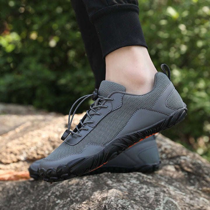 Andreas | Herren Elastische Schnürung Wander Barfußschuhe